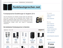Tablet Screenshot of funklautsprecher.net